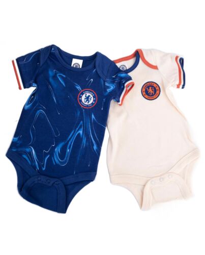 Chelsea FC 2024/25 Season 2 Pack Bodysuit 6-9 Mths-TM-02509