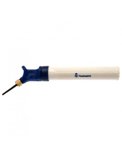 Real Madrid CF White Dual Action Football Pump-101753