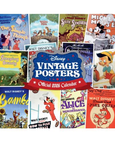 Disney Vintage Posters Square Calendar 2026-TM-07008 Maznun Football