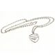 Arsenal FC Silver Plated Crest Pendant & Chain