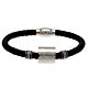 West Ham United FC Colour Ring Leather Bracelet