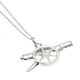 Arsenal FC Sterling Silver Cannon Pendant & Chain