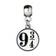 Harry Potter Silver Plated 9 & 3 Quarters Charm