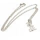 Liverpool FC Silver Plated Liverbird Pendant & Chain