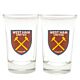 West Ham United FC 2pk Shot Glass Set