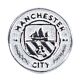 Manchester City FC Sterling Silver Stud Earring