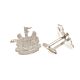 Newcastle United FC Silver Plated Formed Cufflinks