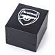 Arsenal FC Sterling Silver Text Ring - Q