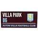 Aston Villa FC Colour Street Sign