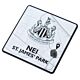 Newcastle United FC Route To St James' Park Fridge Magnet