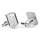 Aston Villa FC Silver Plated Formed Cufflinks