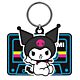 Kuromi PVC Spinner Keyring