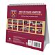 West Ham United FC Desktop Calendar 2027