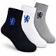 Chelsea FC 3pk Adults Ankle Socks 4-7