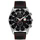 Liverpool FC Mens Leather Strap Chronograph Watch