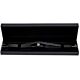 Hearts FC Black IP Leather Bracelet