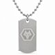 Wolverhampton Wanderers FC Engraved Dog Tag & Chain
