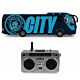 Manchester City FC Radio Control Team Bus