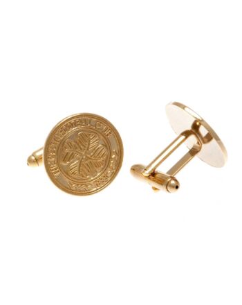 Celtic FC Gold Plated Cufflinks-102058