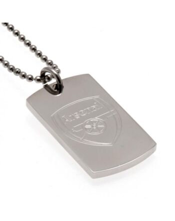 Arsenal FC Engraved Dog Tag & Chain-15391