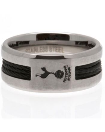 Tottenham Hotspur FC Black Inlay Ring Medium-24494
