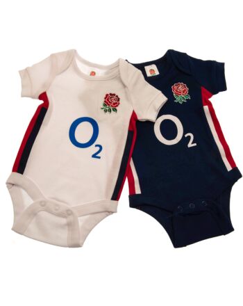 England RFU 2 Pack Bodysuit 12-18 Mths RB-TM-00146