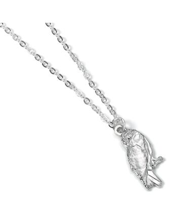 Harry Potter Silver Plated Necklace Hedwig Owl-TM-00361