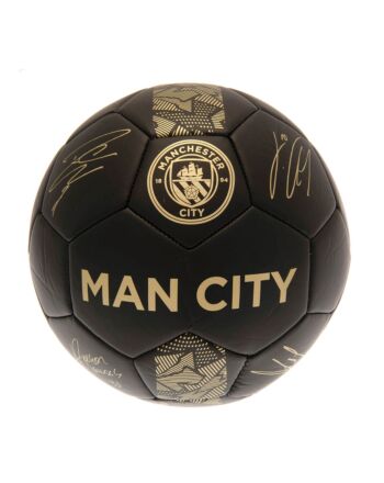 Manchester City FC Sig Gold Phantom Skill Ball-TM-00530