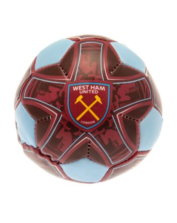 West Ham United FC 4 inch Soft Ball-TM-00624