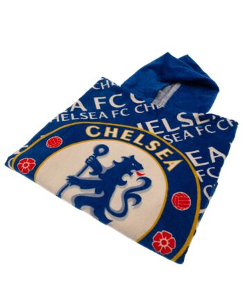 Chelsea FC Kids Hooded Poncho-TM-01301
