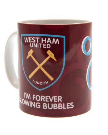 West Ham United FC Bubbles Mug-TM-01531