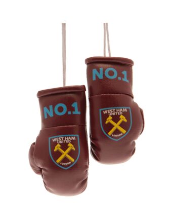 West Ham United FC Mini Boxing Gloves-TM-01550