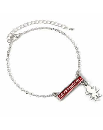 Harry Potter Silver Plated Bar Bracelet Gryffindor-TM-02048