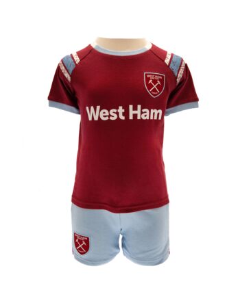 West Ham United FC Shirt & Short Set 6-9 Mths ST-TM-02110
