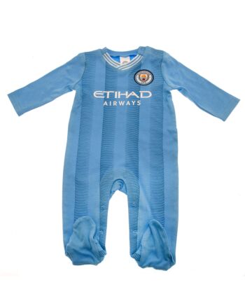 Manchester City FC Sleepsuit 0/3 mths ES-TM-02406