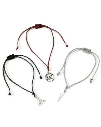 Harry Potter Friendship Bracelet Set Deathly Hallows-TM-03228