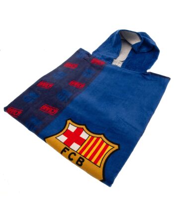 FC Barcelona Kids Hooded Poncho-TM-03387