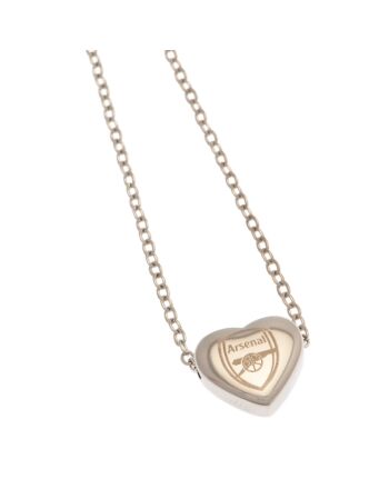 Arsenal FC Stainless Steel Heart Necklace-TM-03465