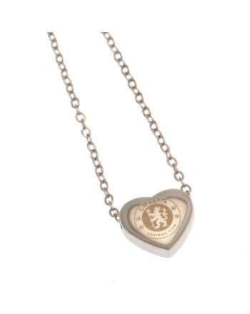 Chelsea FC Stainless Steel Heart Necklace-TM-03466