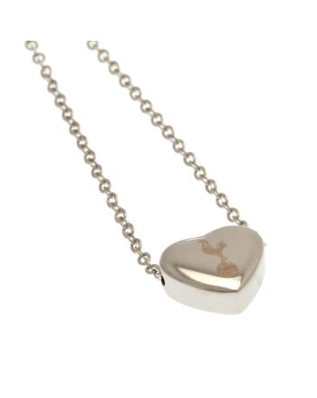 Tottenham Hotspur FC Stainless Steel Heart Necklace-TM-03470
