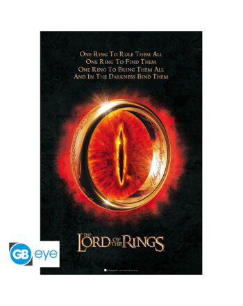The Lord Of The Rings Poster One Ring 68-TM-03505