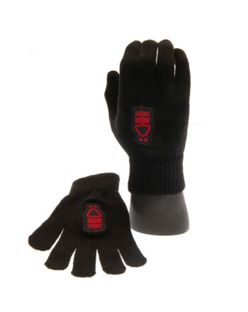 Nottingham Forest FC Knitted Gloves Junior-TM-03869
