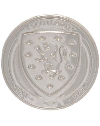 Scottish FA Silver Plated Crest Badge-157345