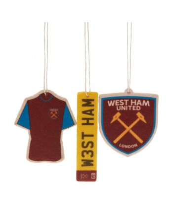 West Ham United FC 3pk Air Freshener-106119