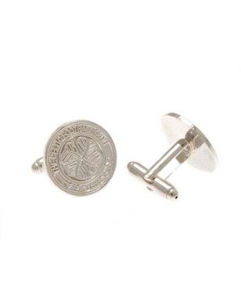 Celtic FC Silver Plated Formed Cufflinks-122738