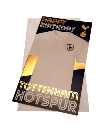 Tottenham Hotspur FC Retro Shirt Birthday Card-TM-03901