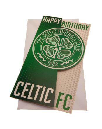 Celtic FC Crest Birthday Card-TM-03925