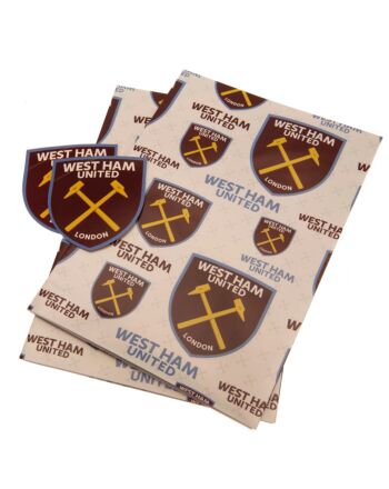 West Ham United FC Text Gift Wrap-TM-03922