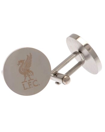 Liverpool FC Stainless Steel Round Cufflinks-TM-03460