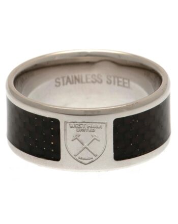 West Ham United FC Carbon Fibre Ring Medium-188325